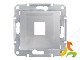 SEDNA Płytka czołowa 1xRJ45 do SYSTIMAX aluminium SDN4300560 SCHNEIDER ELECTRIC