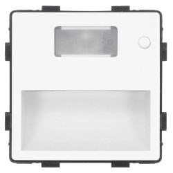 Moduł - Lampka schodowa podłogowa z czujką ruchu - biały - Tawoia Glass