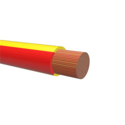 Przewód montażowy 1,5 mm2 Czerwony/Żółty NEMIQ PVC dł. 100m 1