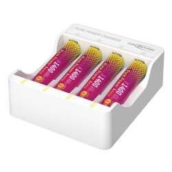 Ansmann Pure Power Combo - 4 x AAA Batteries + Charging Module