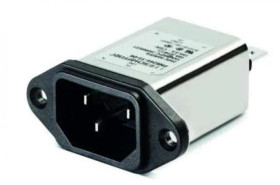 Złącze zasilające AC męskie 6A 250VAC -25÷85C 4,1mH FN9244-6-06