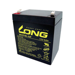 Long WP5-12/F1 VRLA Battery 12V 5Ah 90x107x70mm Maintenance-Free