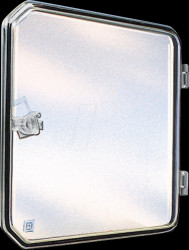 NSYVA2712MA Kunststofffenster mit transparenter Abdeckung. 78 x 235 x 25 mm