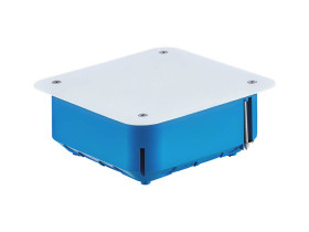 Puszka do pustych ścian P110 50x120x120 mm z przykręcaną pokrywą niebieska 32042203 SIMET