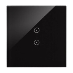 Simon Touch ramki Panel dotykowy S54 Touch, 1 moduł, 2 pola dotykowe pionowe zastygła lawa DSTR13/73