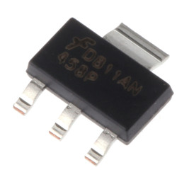 MOSFET P-kanałowy 3,4 A SOT-223 30 V SMD Pojedynczy 3 W 130 miliomów