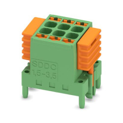 Złącze PCB 6 -pinowe raster 3.5mm 2 -rzędowe Montaż na kołnierzu Phoenix Contact