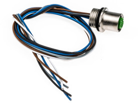 Złącze wielostykowe przemysłowe 5-pinowe M12 Montaż w przegrodzie Gniazdo Murrelektronik Limited