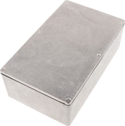 Aluminum die cast enclosure, (L x W x H) 200 x 120 x 64 mm, natural, IP65, 1590WDE