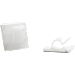 WKK 5541 Clip Self-Adhesive Diameter 12mm Max Black 1 Pc