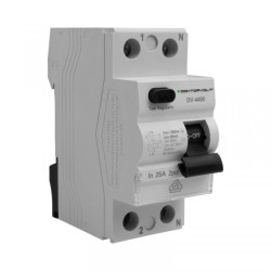 Wyłącznik różnicowoprądowy RCCB 10kA 2P 25A 30mA VDE Typ A Doktorvolt DV-4490