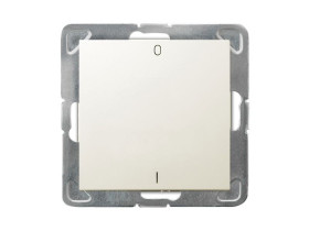 IMPRESJA Wyłącznik 2-biegunowy ecru ŁP-11Y/m/27 OSPEL