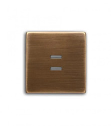 VENA EXCLUSIVE METAL Klawisz podświetlany poj. BRĄZ CZESANY PATYNOWANY / LAKIEROWANY BRĄZ RUSTYKALNY 5232221