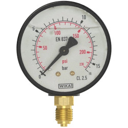 Riegler glycerine pressure gauge, 102085, 713-K
