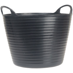 Faithfull FAIFLEX60B Heavy-Duty Polyethylene Flex Tub 60 litres Black