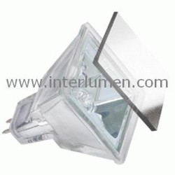 4 kątna 12V 50W 60deg; 37mm GU5.3 QUADRO ChRL Halogen Quadro - czterokątny 37mm. Żarówka kwadratowa 12V 50W