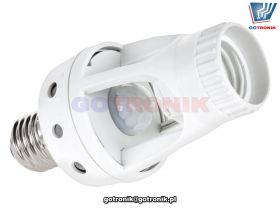 Gniazdo żarówki z sensorem ruchu 360 stopni