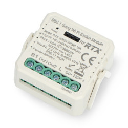 Przekaźnik dopuszkowy RTX WiFi Tuya WRS1-DCMR