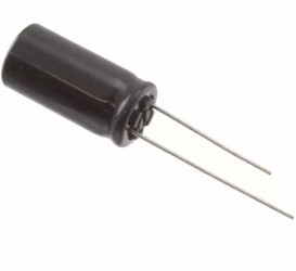 Kondensator 820μF 35V dc Radialny, Otwór przelotowy Panasonic roztaw: 5mm 10 (Dia.) x 20mm