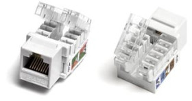 Moduł keystone RJ-45 UTP kat.5e v2, biały