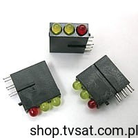 1882.YYR LED 3mm Yellow/Red in Case THT MENTOR