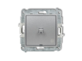 MINI Wyłącznik krzyżowy w stylu amerykańskim srebrny metalik 7MWPUS-6 KARLIK