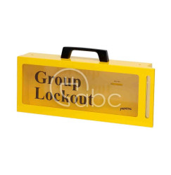 Przenośna/naścienna skrzynka blokowania grupowego PRINZING, żółta, 046134