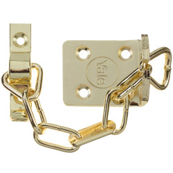 Yale Locks WS6 Security Door Chain - Electro Brass Finish