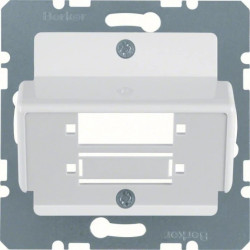 Płytka centralna do sprzęgła światłowodowego Duplex SC biały 148009