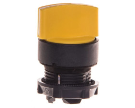 Napęd przełącznika 2 położeniowy żółty bez podświetlenia bez samopowrotu ZB5AD205