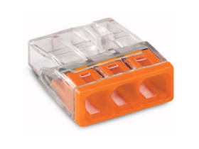 Złączka instalacyjna 2273-203; 3 tory; 24A; 450V