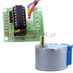 Silnik krokowy ze wzmacniaczem sterowania 28BYJ