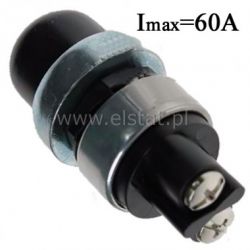 Przycisk starter 60A 12V chwilowy NO; czarny
