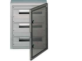 Rozdzielnica natynkowa 54 modułowa 3x18M drzwi transparentne IP65 VECTOR VP54M HAGER
