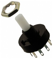C & K Switches R20407RR03Q Rotary-Switch R Series Przełącznik obrotowy 125 V/AC, 125 V/DC 5 A Pozycje przełączenia 4 1 s
