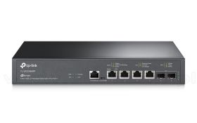 TP-Link TL-SX3206HPP, Switch zarządzalny, 6x 10G RJ-45, 2x SFP+, PoE++, 11,6" z uchwytami na 19"