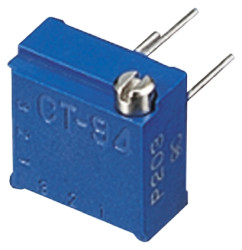 Potencjometr dostrojczy 1MΩ THT 0.5W 18 -zwoje Regulacja boczna 2,3 mm