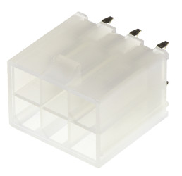 Wtyk PCB 6-pinowe raster: 4.2mm 2-rzędowe Molex Przewlekany 9A 600.0 V.
