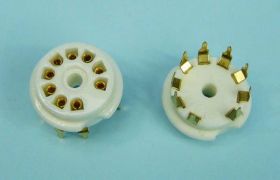 PODSTAWKA 9-PIN NOVAL PCB Au CERAMIC