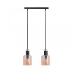 Lampa sufitowa ALTO, szklane bursztynowe klosze Ø13 cm na E27 K-5256 Kaja Lighting
