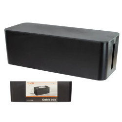 organizer do kabli - cable box L, czarny,CB-1/B