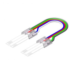 Złącze do taśmy LED - MC - RGBW 12mm - COB - dwustronne z przewodem - ED00033906