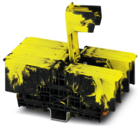 Bolt terminal, bolt connection, 2.5-70 mm², 1 pole, 192 A, 8 kV, yellow/black, 3247975