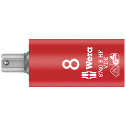 Wera 05004903001 8740 B VDE HF Zyklop Bit Socket Insulated HF 3/8&quot; Drive 8x59mm