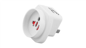 Podróżny Adapter Zasilania Wtyk Usa / Gniazdo Uniwersalne Eu Ltc