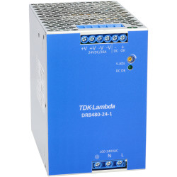 TDK-Lambda DRB480-24-1 24V 20A 480W Single Output Din Rail Power supply