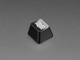 Adafruit Etched Glow-Through Keycap - Zener ESP Waves Design