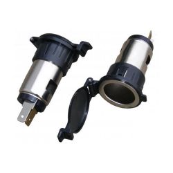 Gniazdo zapalniczki do obudowy zamykane 12V 10A