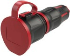 Gniazdo gumowe z zatyczką 16A 230V 3P IP54 TOP TAURUS2 24711-sr