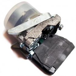 Przyciski ster. czarny chwil.22mm NO + kapturek